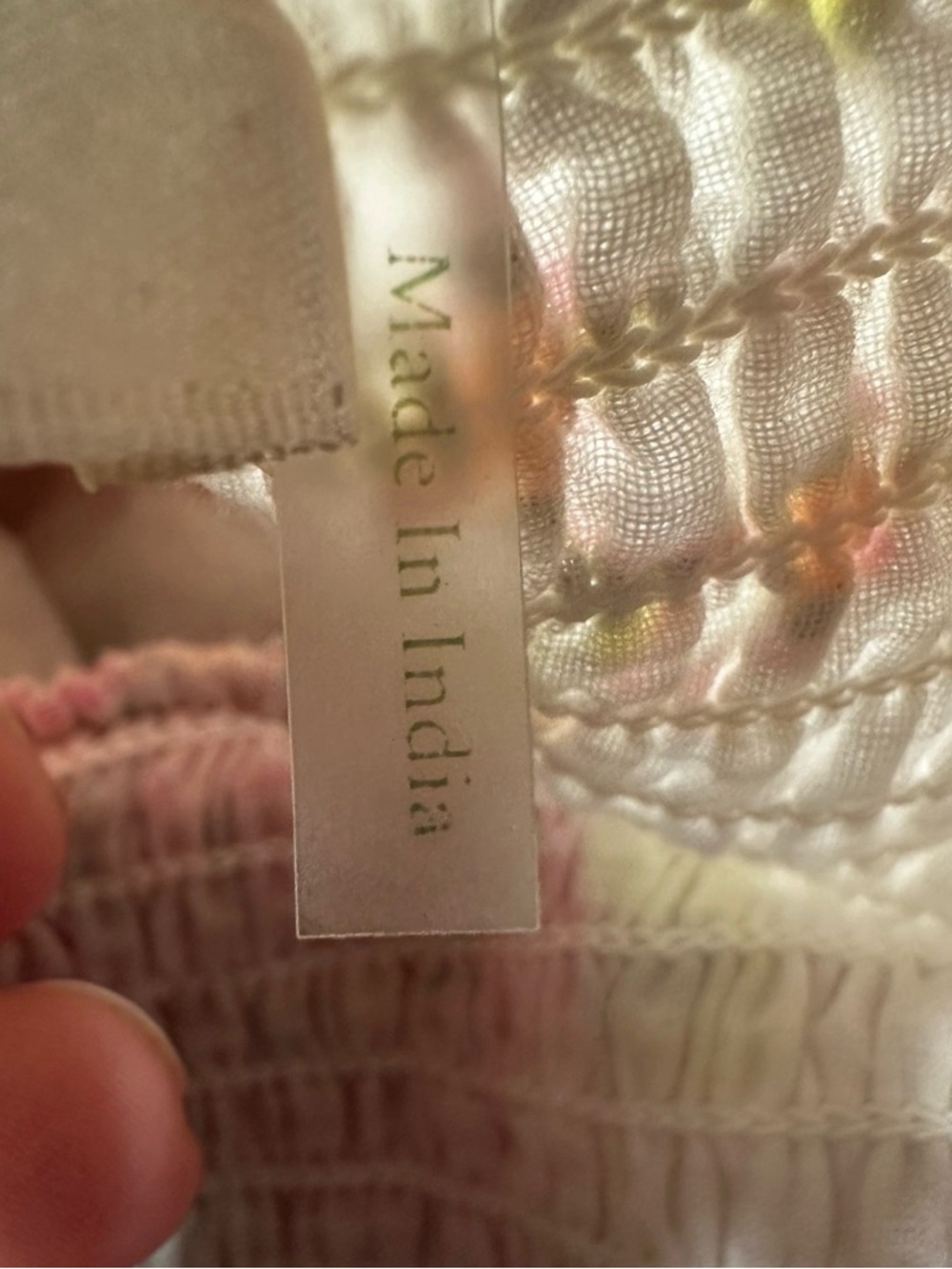 LoveShackFancy Deanna Halter Mini Dress Size
Small pink/white floral - Picture 6 of 8
